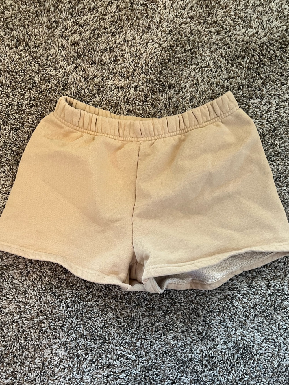 Tna Women’s Cream Lounge Shorts with Elastic Waist